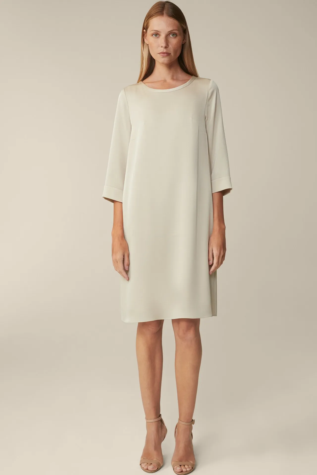 Crepe-Kleid In H-Linie In*Windsor Best