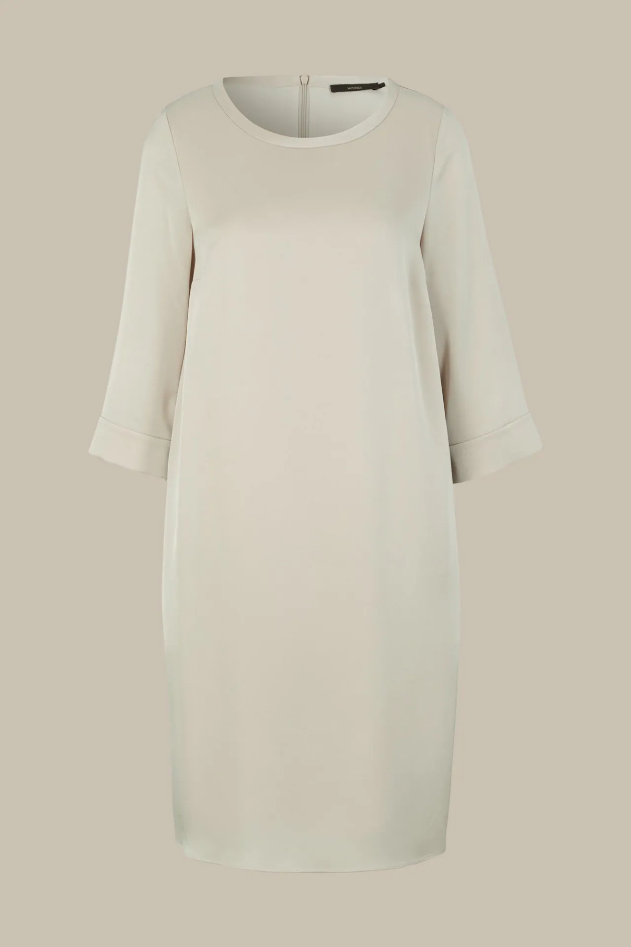 Crepe-Kleid In H-Linie In*Windsor Best