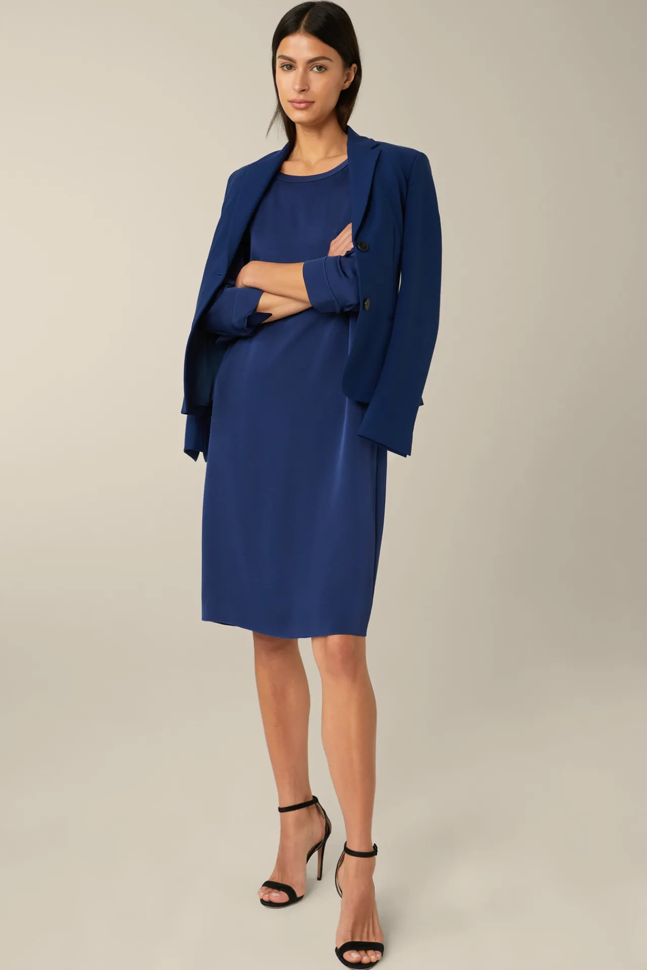 Crepe-Kleid In H-Linie In*Windsor Online