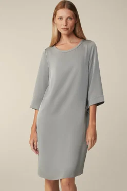 Crepe-Kleid In H-Linie In*Windsor New