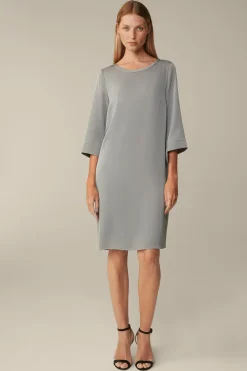 Crepe-Kleid In H-Linie In*Windsor New