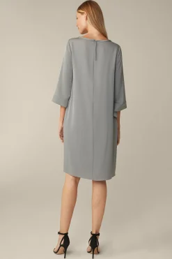 Crepe-Kleid In H-Linie In*Windsor New