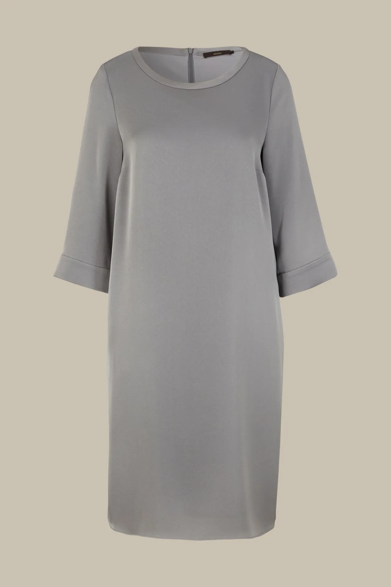 Crepe-Kleid In H-Linie In*Windsor New