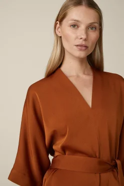 Crepe-Kleid In Midi-Lange In*Windsor Sale