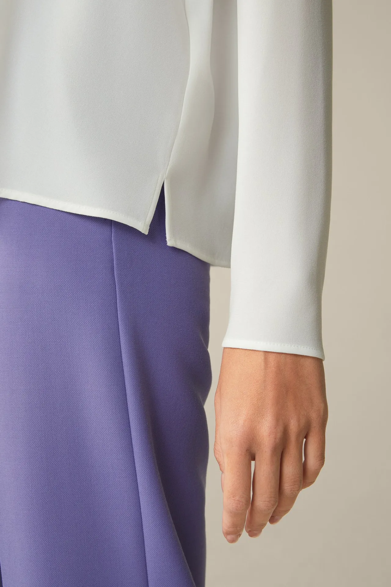 Crepe-Langarm-Bluse In*Windsor Discount