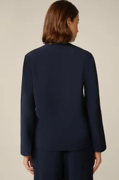 Crepe-Langarm-Bluse In*Windsor Fashion