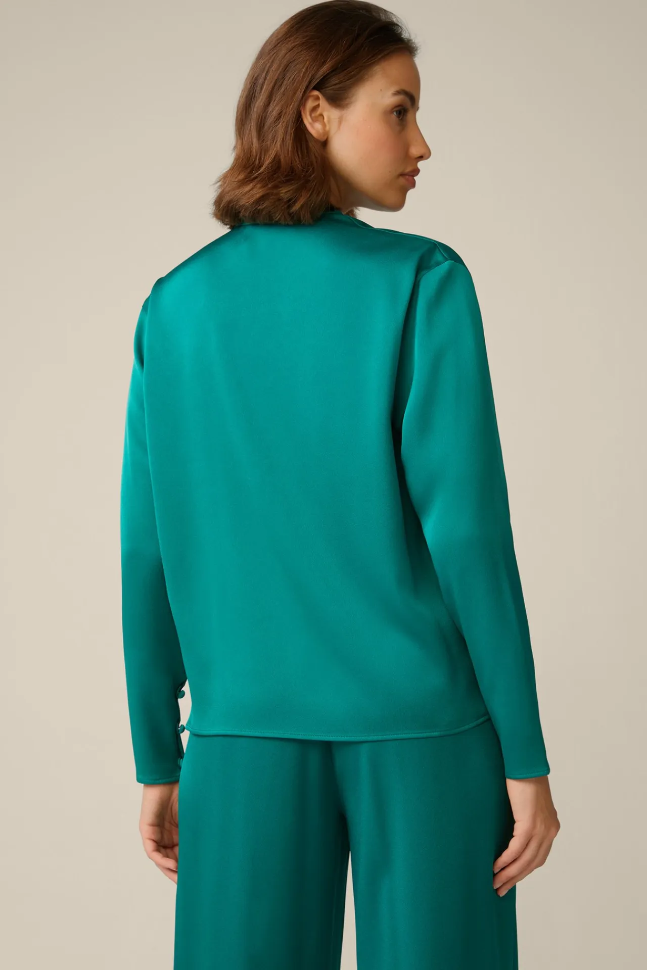 Crepe-Langarm-Bluse In*Windsor Sale