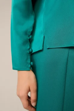 Crepe-Langarm-Bluse In*Windsor Sale