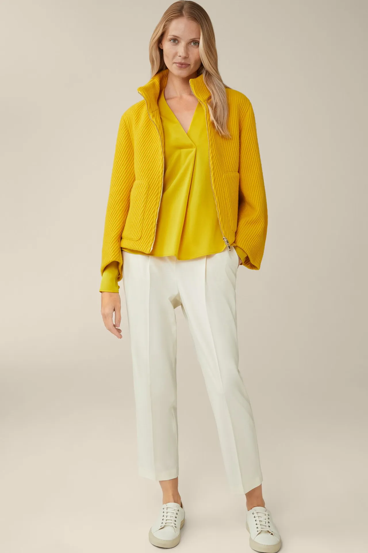Crepe-Langarm-Bluse In*Windsor Best