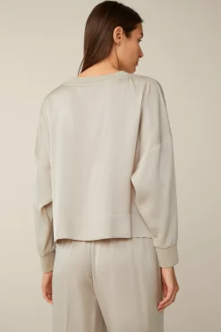 Crepe-Langarm-Bluse In*Windsor Sale