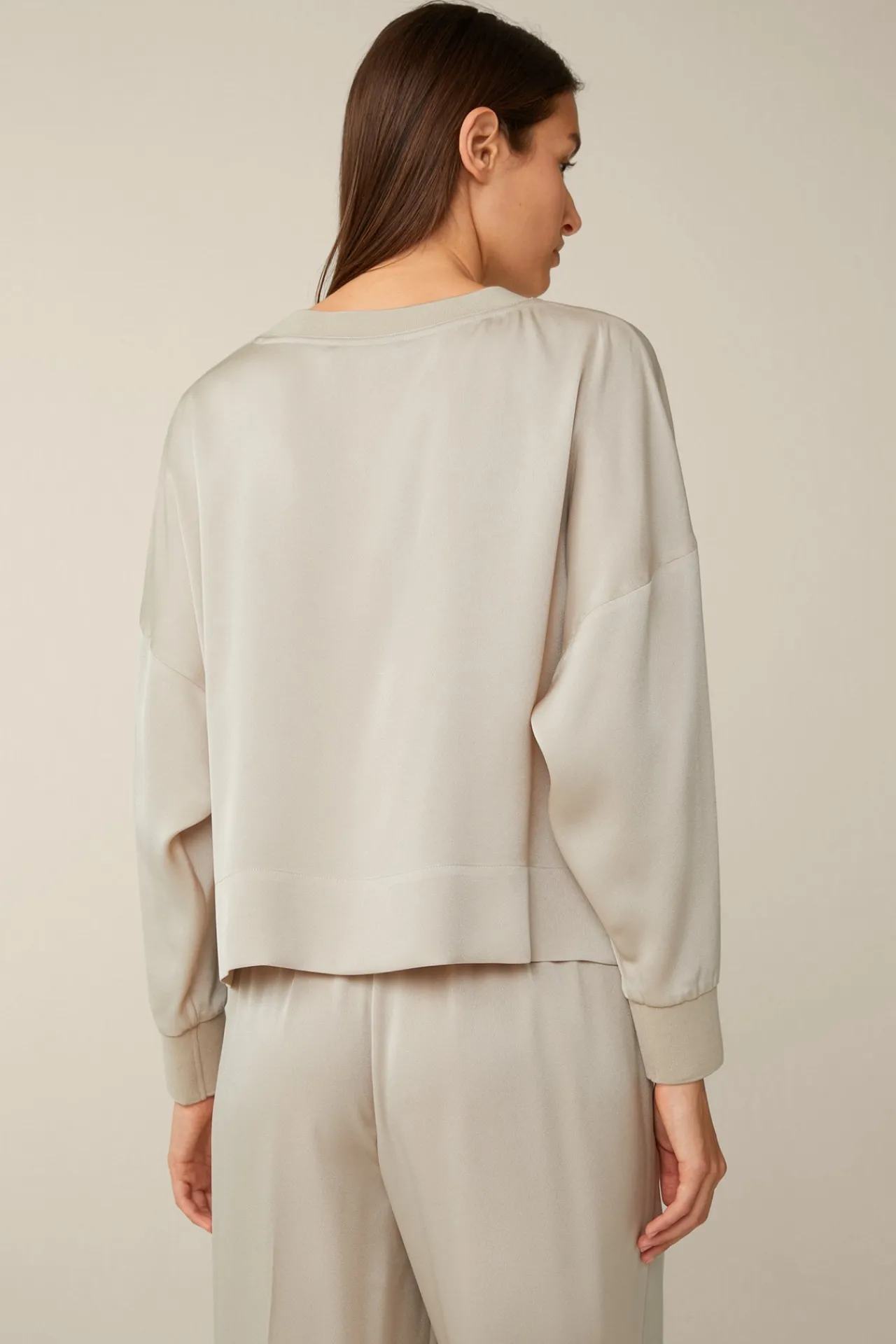 Crepe-Langarm-Bluse In*Windsor Sale