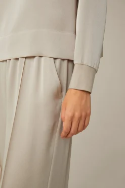 Crepe-Langarm-Bluse In*Windsor Sale