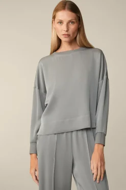 Crepe-Langarm-Bluse In*Windsor Sale
