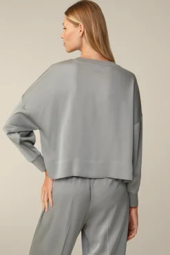 Crepe-Langarm-Bluse In*Windsor Sale