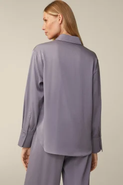 Crepe-Langarm-Hemd-Bluse In*Windsor Discount