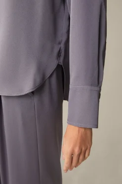 Crepe-Langarm-Hemd-Bluse In*Windsor Discount