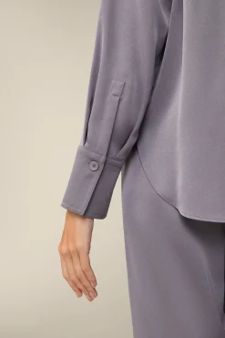 Crepe-Langarm-Hemd-Bluse In*Windsor Discount