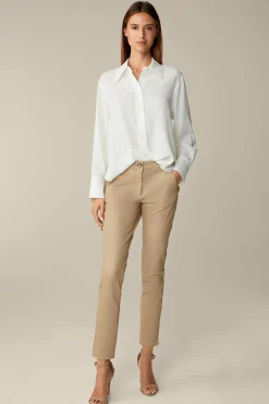 Crepe-Langarm-Hemd-Bluse In*Windsor New