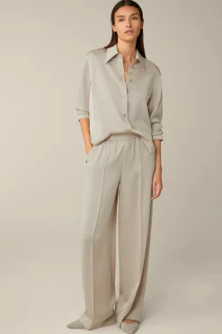 Crepe-Langarm-Hemd-Bluse In*Windsor Best