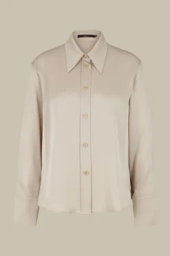 Crepe-Langarm-Hemd-Bluse In*Windsor Best