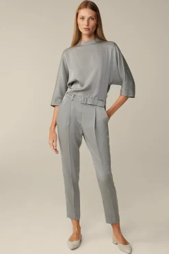 Crepe-Overall Mit Bundfalte In*Windsor Hot
