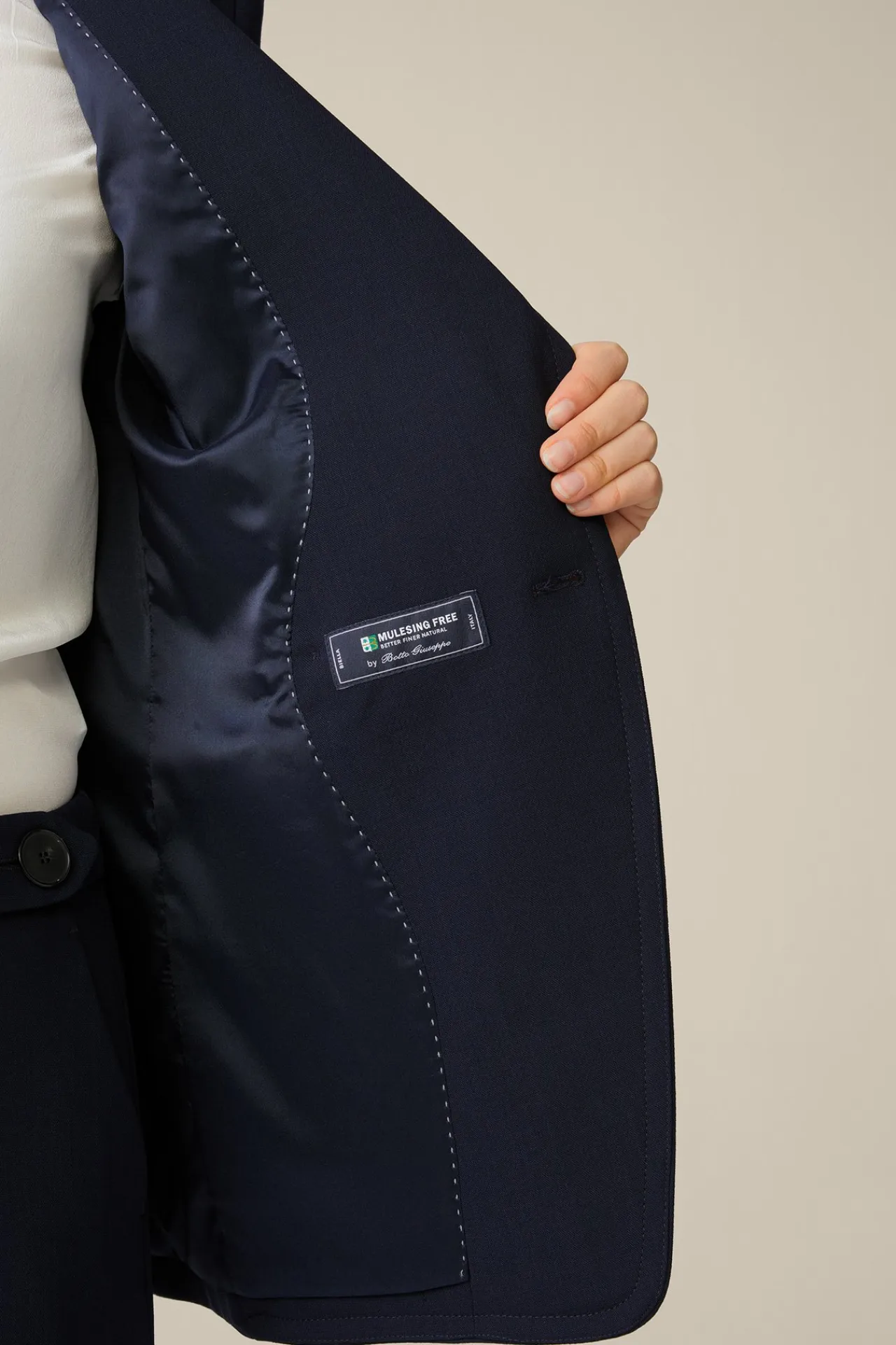 Double-Wollcrepe-Doppelreiher-Blazer In*Windsor Clearance