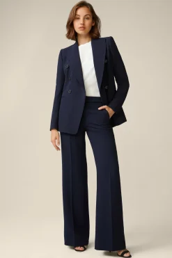 Double-Wollcrepe-Palazzo-Hose In*Windsor Hot