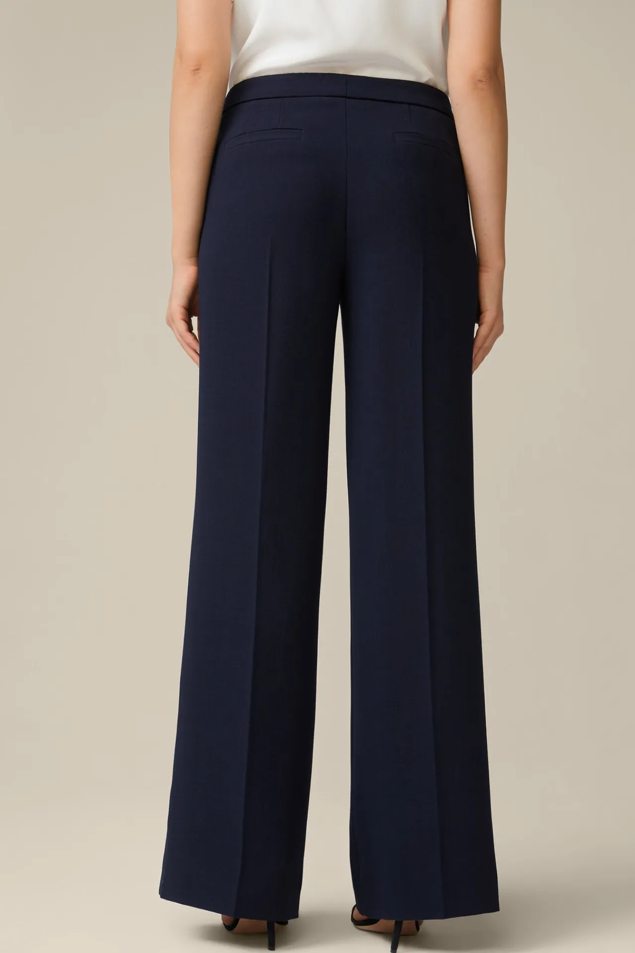 Double-Wollcrepe-Palazzo-Hose In*Windsor Hot
