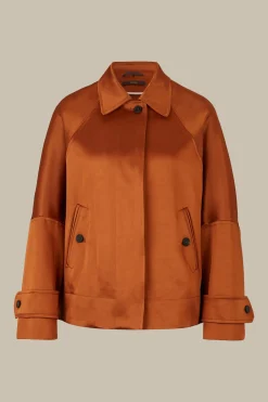 Duchesse-Satin-Cape-Jacke In Kupfer*Windsor Clearance