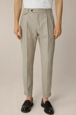 Flanell-Baukasten-Hose Serpo Mit Kreidestreifen In*Windsor Outlet