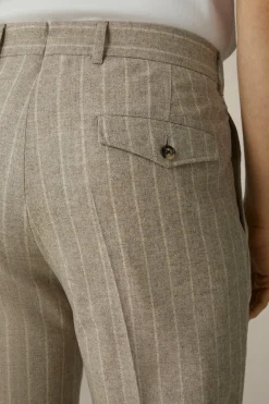 Flanell-Baukasten-Hose Serpo Mit Kreidestreifen In*Windsor Outlet