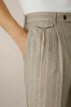 Flanell-Baukasten-Hose Serpo Mit Kreidestreifen In*Windsor Outlet