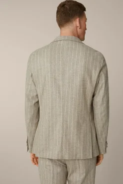 Flanell-Baukasten-Sakko Giro Mit Kreidestreifen In*Windsor New