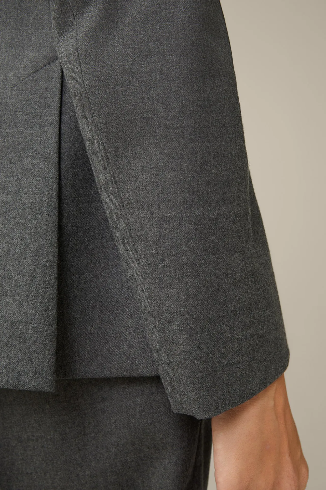 Flanell-Doppelreiher-Blazer In*Windsor Hot