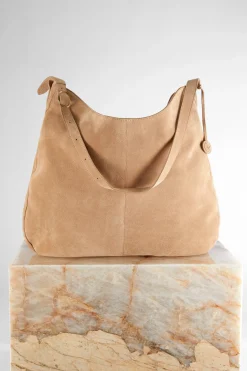 Hobo-Bag Aus Veloursleder In*Windsor Sale