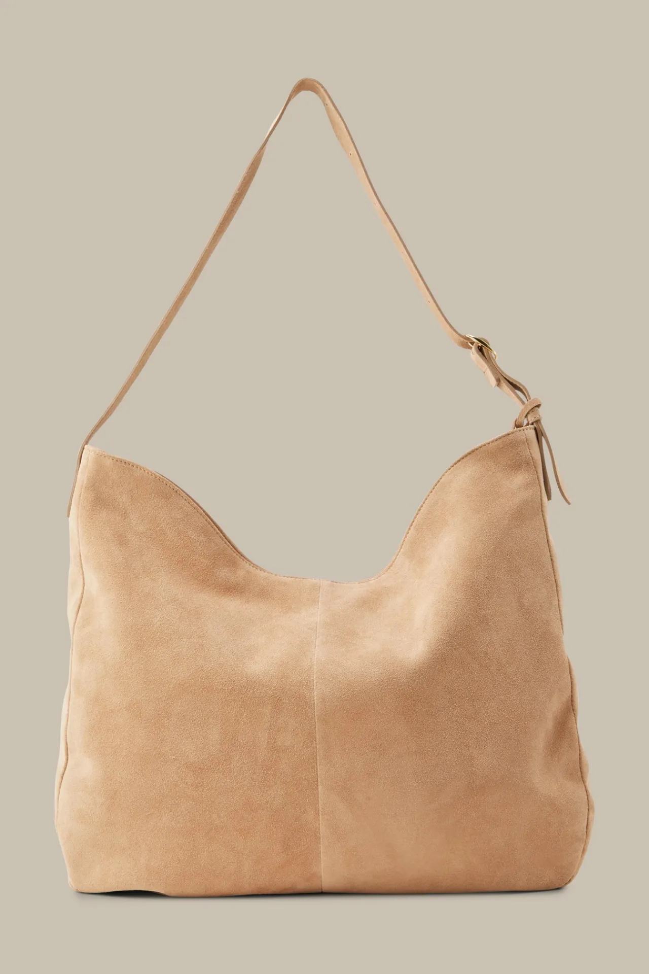 Hobo-Bag Aus Veloursleder In*Windsor Sale