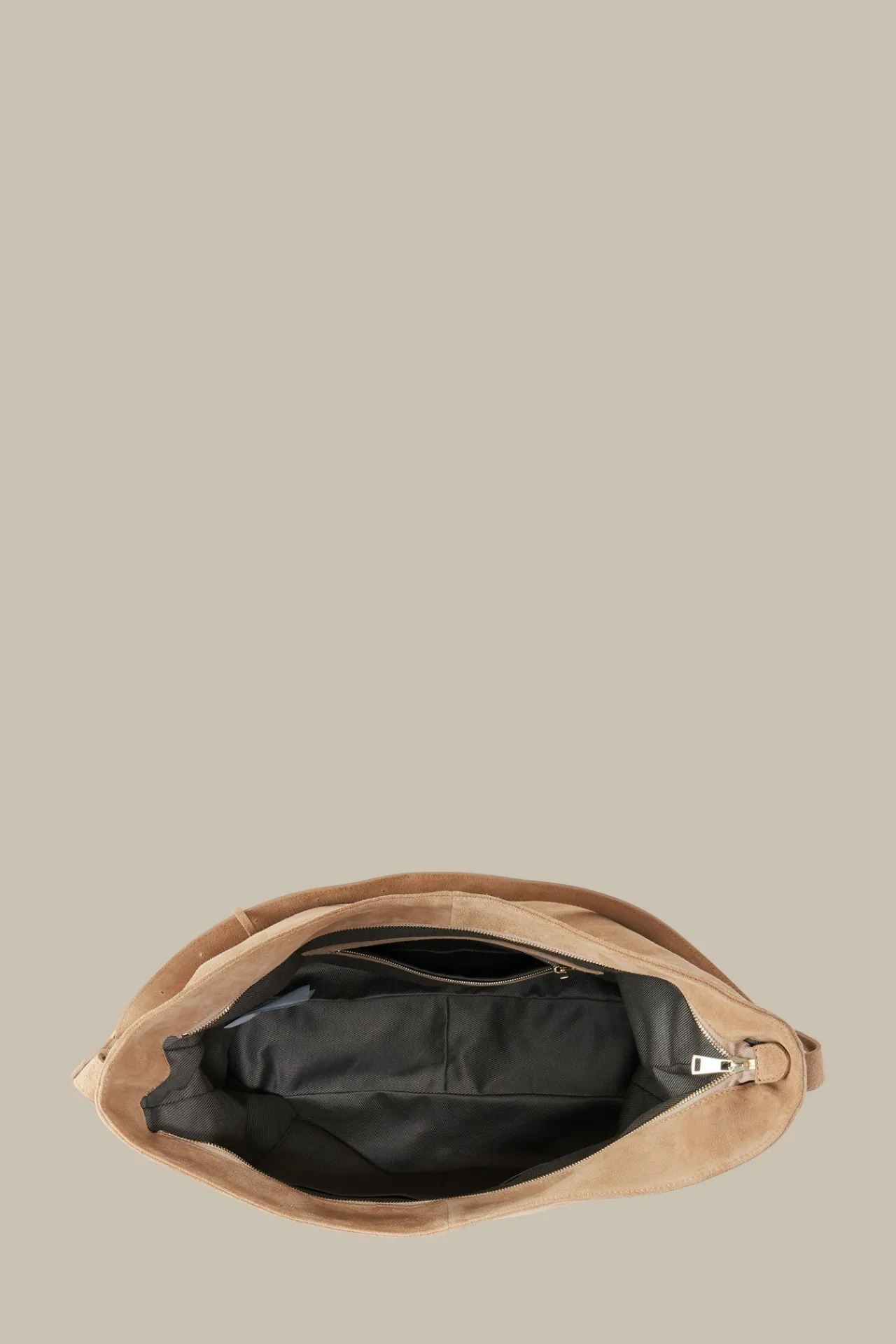 Hobo-Bag Aus Veloursleder In*Windsor Sale