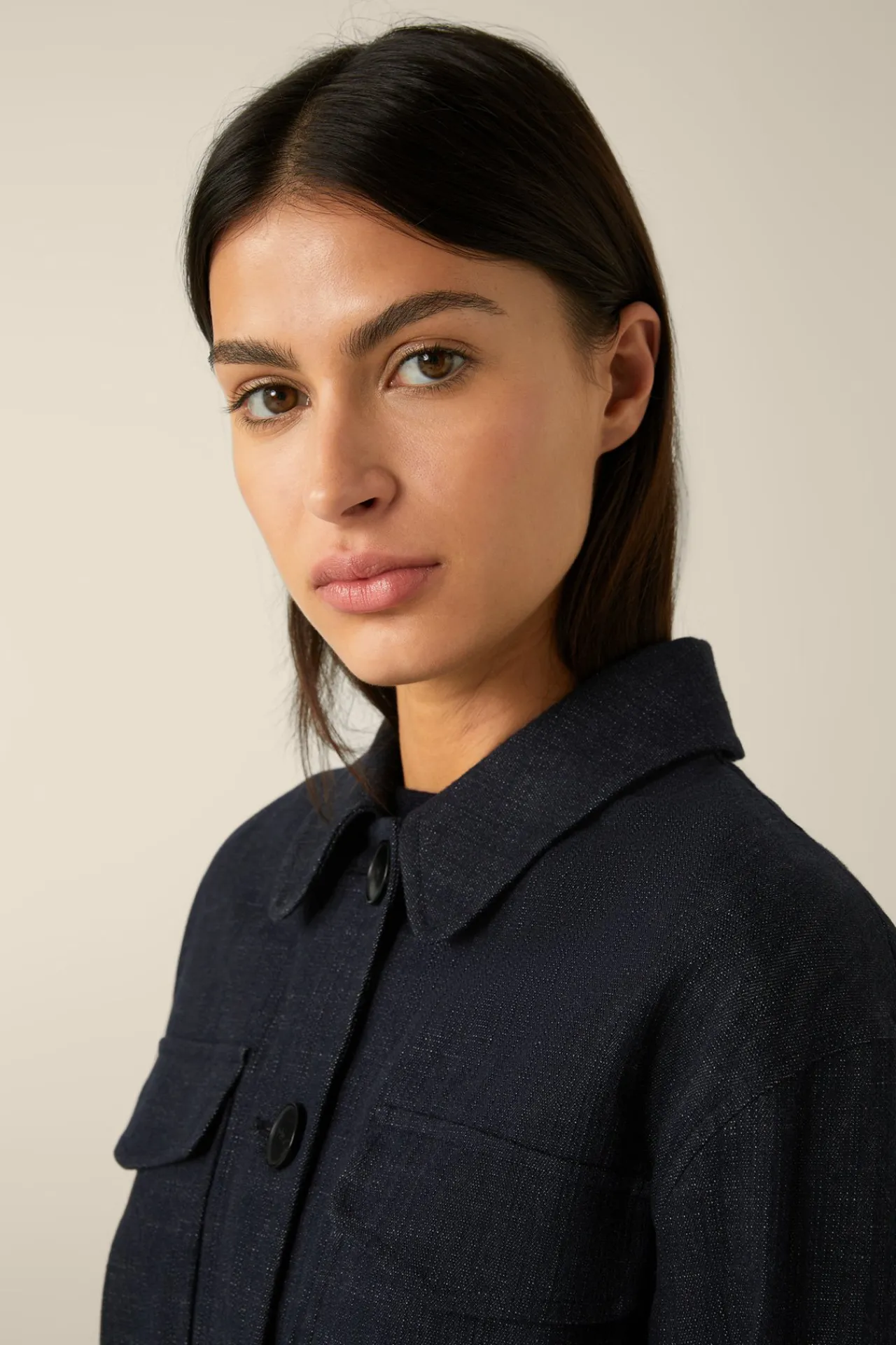 Jeans-Blazer-Jacke In Dark Denim Blue*Windsor Online