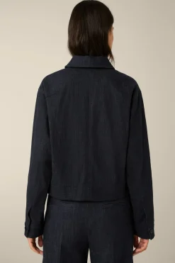 Jeans-Blazer-Jacke In Dark Denim Blue*Windsor Online