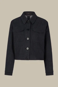 Jeans-Blazer-Jacke In Dark Denim Blue*Windsor Online