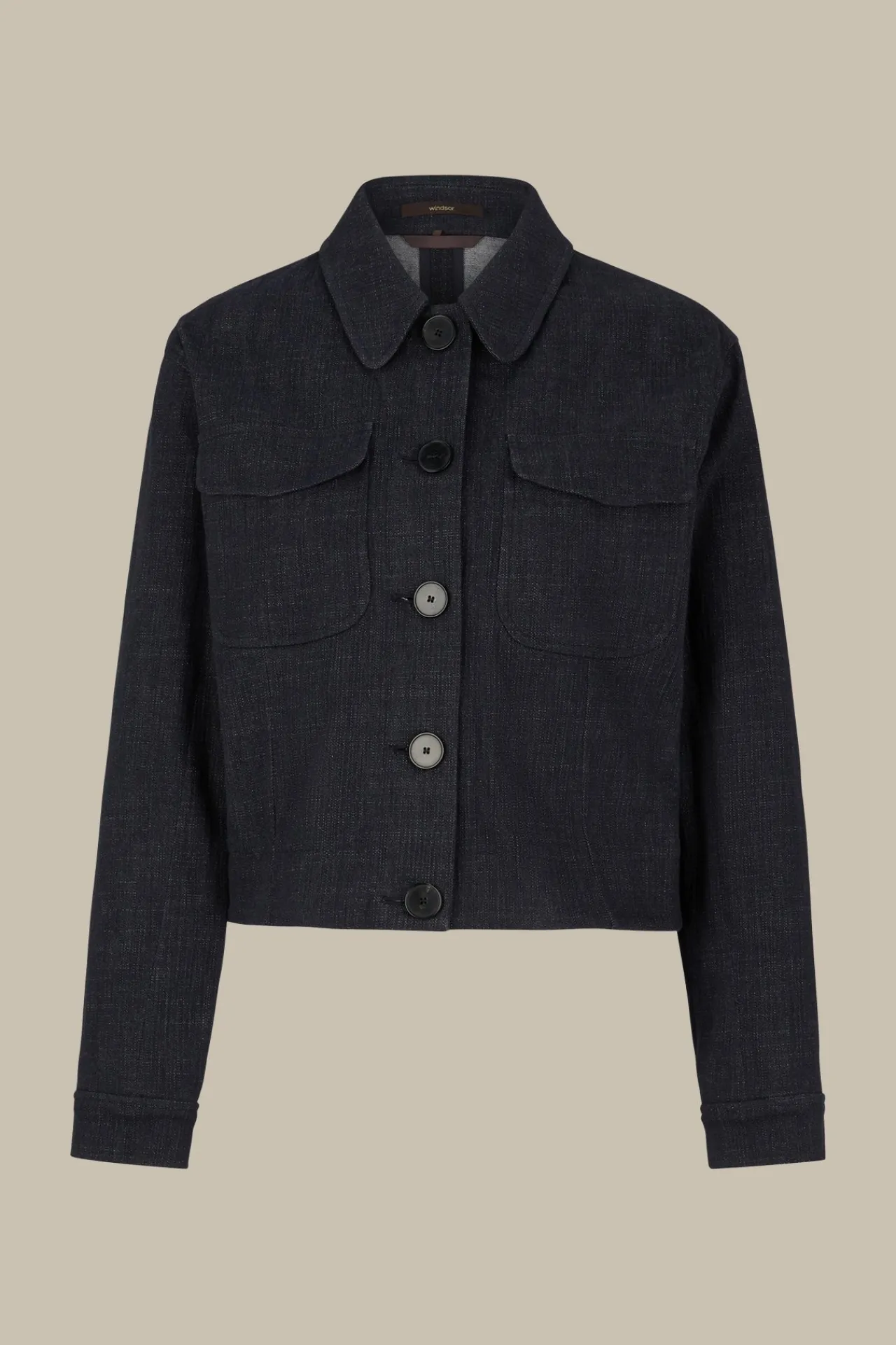 Jeans-Blazer-Jacke In Dark Denim Blue*Windsor Online