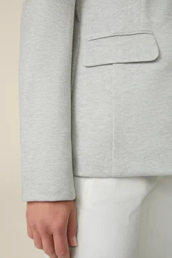 Jersey-Blazer In Hell Ecru Gemustert*Windsor Sale