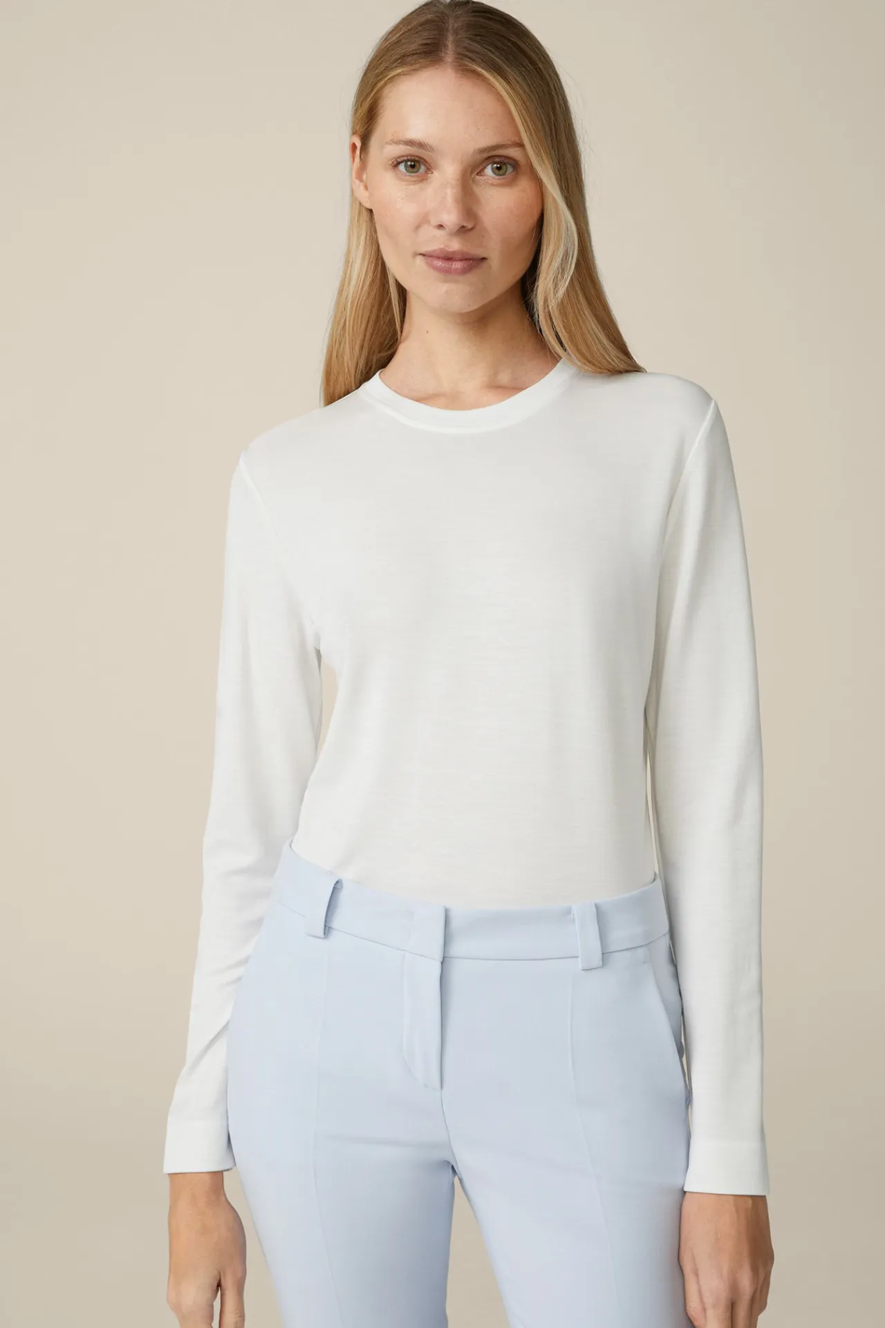 Jersey-Langarm-Shirt Aus Tencel In*Windsor Online