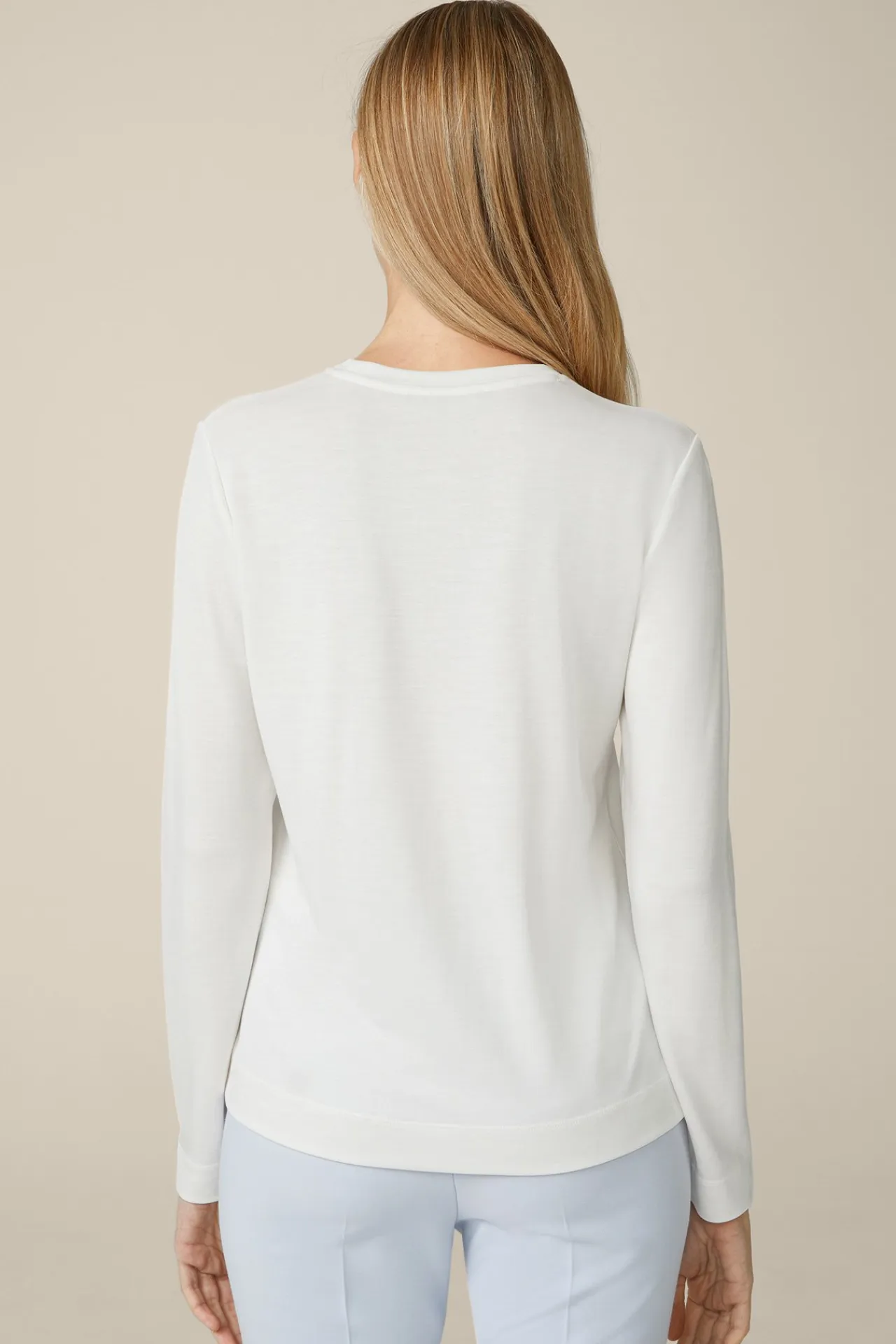 Jersey-Langarm-Shirt Aus Tencel In*Windsor Online