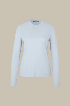 Jersey-Langarm-Shirt Aus Tencel In*Windsor Hot