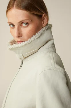 Lammfell-Wende-Biker-Jacke In*Windsor Online