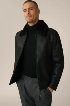 Lamm-Leder-Jacke Mezzano Mit Hemdkragen In*Windsor Best