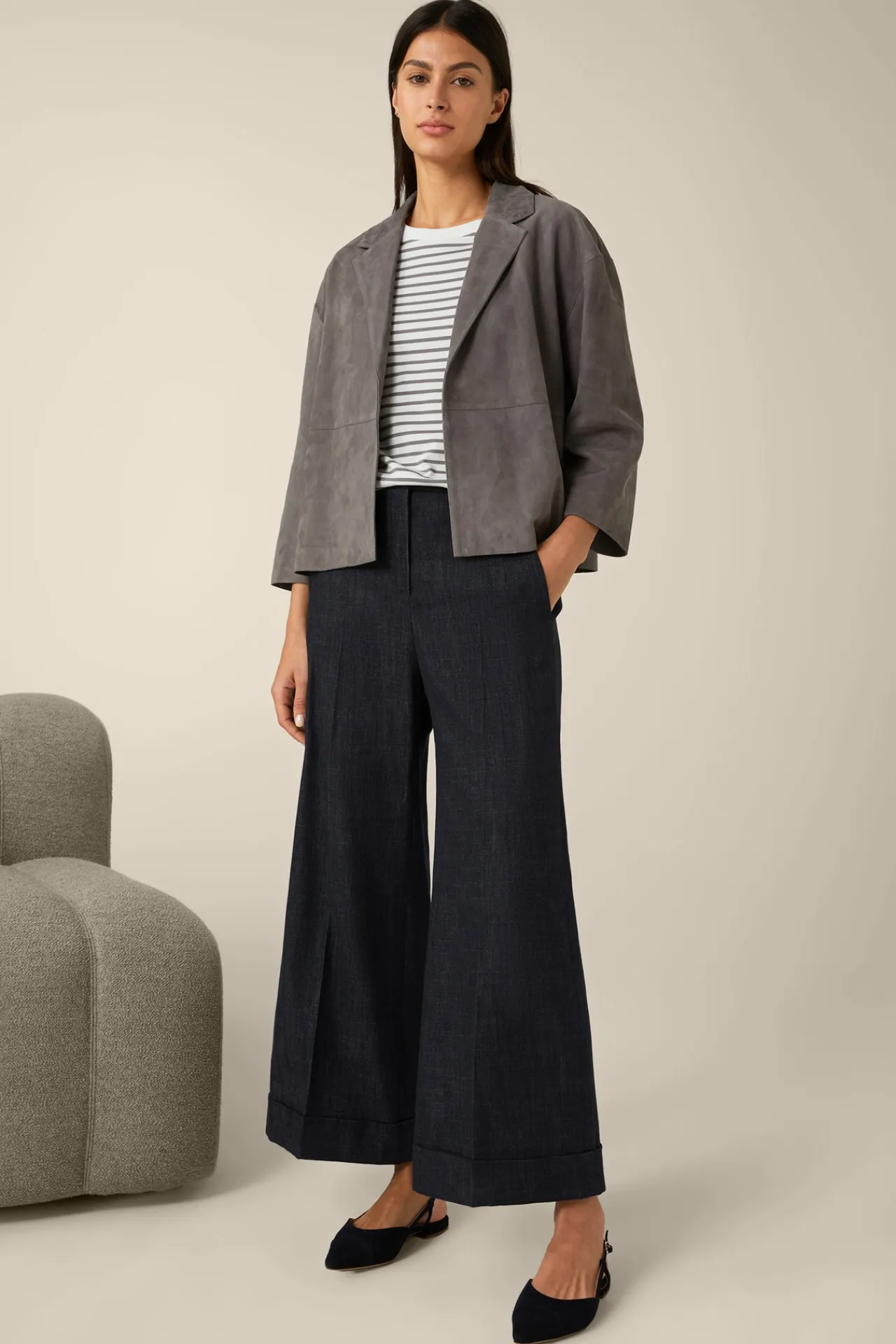 Lammvelours-Lederjacke In*Windsor Outlet