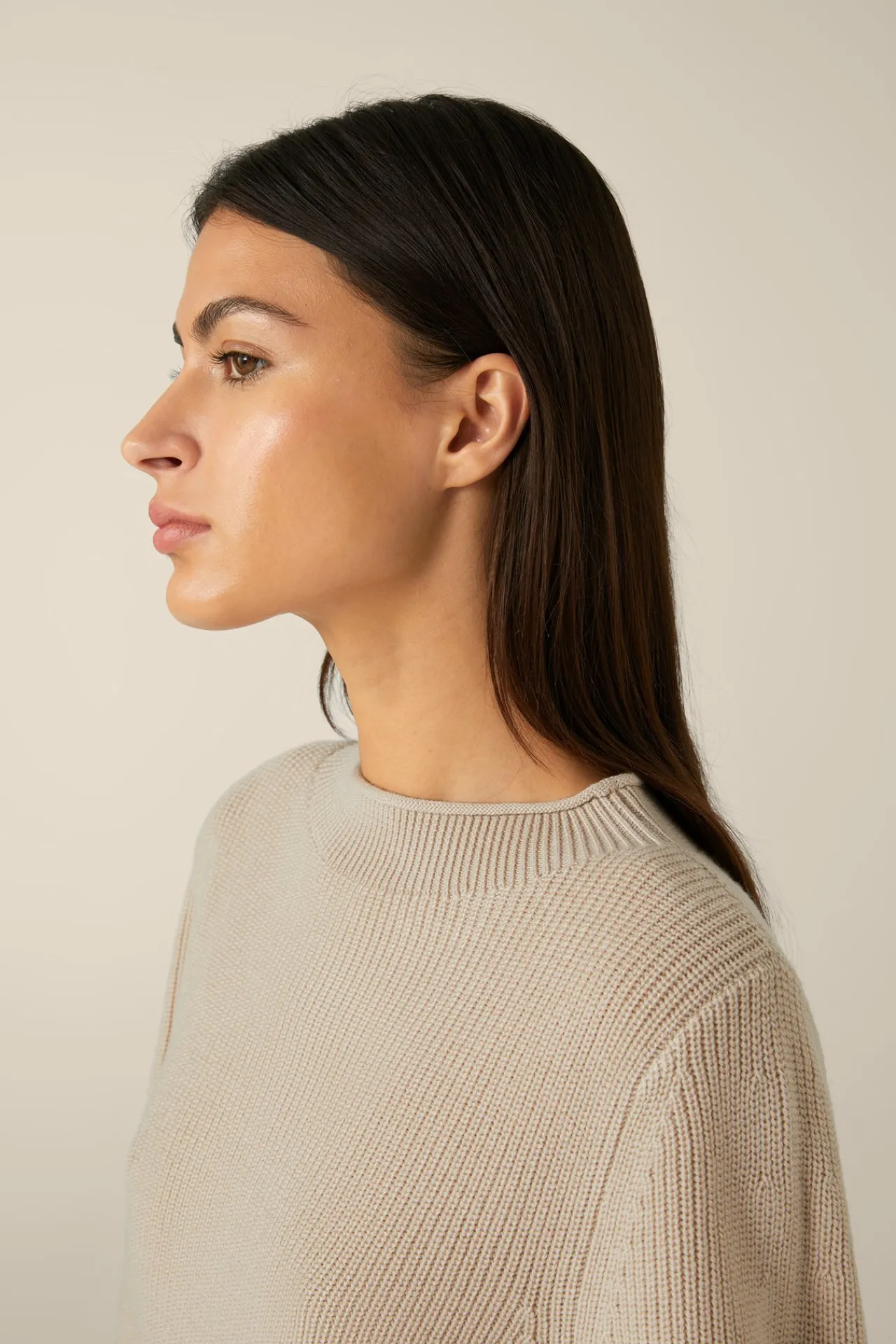 Merino-Strick-Pullover Mit Stehkragen In*Windsor Online