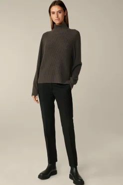Merino-Strick-Rollkragen-Pullover In*Windsor Sale